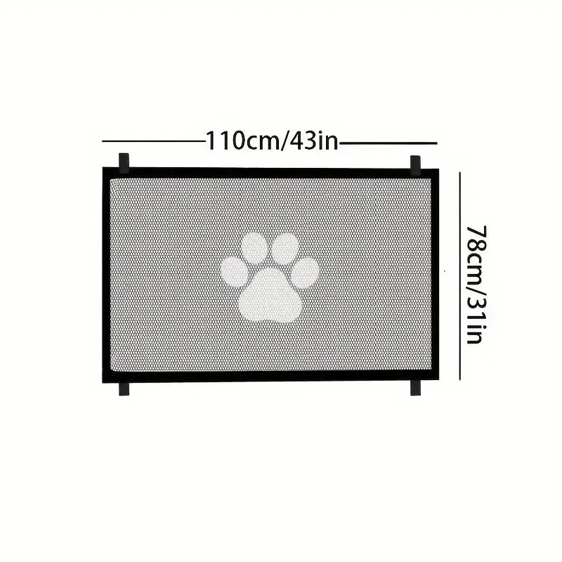 Portable Pet Barrier Fences Portable Folding Breathable Mesh Dog Gate Pet Separation Guard Isolated Fence Dogs Baby Safety Fence