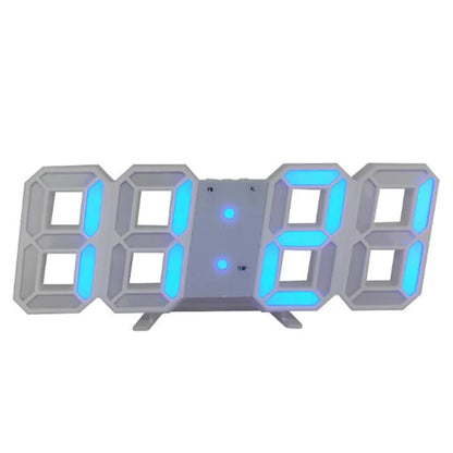 Modern Design 3D Large Wall Clock LED Digital USB Electronic Clocks on the Wall Luminous Alarm Table Clock Desktop Home Decor